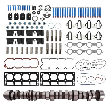 AFM DOD Camshaft Head Gasket Set with LS7 Lifters Compatible with Chevy Silverado Tahoe Suburban Avalanche,GMC Sierra Yukon Envoy 5.3L 2007-2013 Gen 4 Engines 12625436