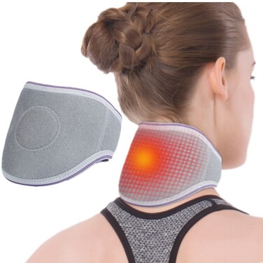 Magnetic Neck Support Brace Tourmaline Self Heating Neck Strap Unisex Neck Wrap Protector Adjustable Cervical Collar Neck Pad for Sleeping Neck Cracker Relief Relaxation