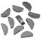 80pcs Metal Woodruff Key Metric Woodruff Key Woodruff Key Assorted Assortment Mechanical Industrial Woodruff Keys Kit Different Sizes Fasteners