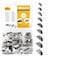 Mriuuod 80pcs Woodruff Key Assortment Kit, Metirc, Woodruff Semicircle Key, Carbon Steel, Black, Half Moon Key, Keyway Shaft Crank Keys Parallel Drive for Flywheel Key Pulley Fasteners