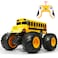 VijiSuki Remote Control School Bus Monster Truck Toy,1/18 RC School Bus,2.4GHz Offroad Hobby RC Racing Car with LED, High Speed All Terrain Electric Toy Vehicle Stunt Crawler, Best Gift for Kids