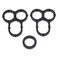 ApplianPar Camshaft Bearing Cap Oil Hole Gasket and O Ring Kit for Toyota C-HR Corolla Matrix Scion iM xD