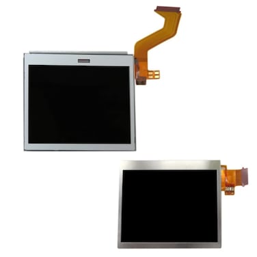 Top Upper &amp; Bottom Lower LCD Screen Display Replacement for Nintendo DS Lite DSL NDSL
