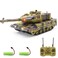 Hitish RC Tank That Shoots for Kids Adults, 2.4G Remote Control Army Tank Toys with Auto Demo Sound Light Smoke, 13 Channel Military Vehicles Model Gift for Boys, Army Beige