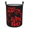 Gbuzozie Game Joystick Round Laundry Hamper Storage Basket Toys Clothes Organizer Bin For Home Bathroom Bedroom Dorm Nursery, 62l