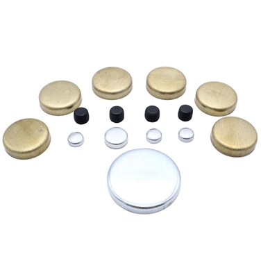 GSKMOTOR Freeze Plug Kit Brass Expansion Plug Kit Compatible with SBF Ford Windsor Engines Melling 260 289 302 351W