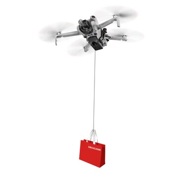 DROXUANK Airdrop System For Dji Mini 4 Pro Drone Accessories,Thrower Payload Dropper Transport Device Wedding Ring Gift Deliver Life Rescue (For Dji Mini 4 Pro)