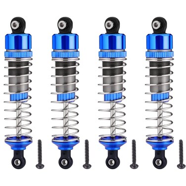 HAIBOXING 1/12TH Scale RC CarS Spare Parts Aluminum Oil Filled Shocks 4pcs,Brushless Control truck replacement parts Apply to 2997A (T2702)