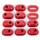 CNszlan 1Set Aluminum 7075 Chain Tension Adjuster Set for LOSI 1/4 Promoto-MX Motorcycle (Red)