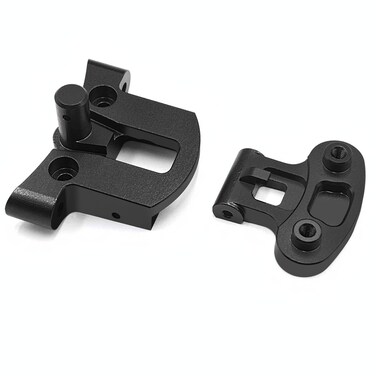 Aluminum Rear Fender Mount Set For LOSI 1/4 Promoto-MX Motorcycle (BLACK)
