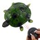 Tipmant RC Turtle IR Remote Control Tortoise Crawl Fake Electric Animal Toy Realistic for Toddler Kids Birthday Gifts (Green)