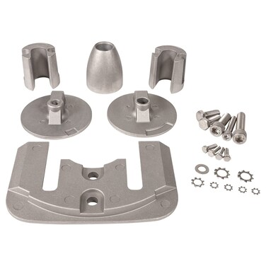 E-cowlboy Premium CMBRAVO3KITA for Mercury Bravo 3 Stern Drives 2004 &amp;Up Aluminum Anode Kit,Replaces OEM 888761Q02 888761Q04