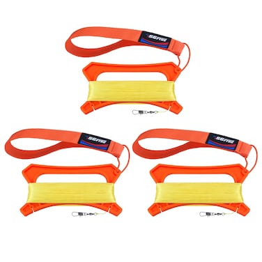 SGftre Kite String Handle with Reel 3 Pack, 324ft High Strength Kite Line Spool for Professional Outdoor Use,Durable Kite Reels for Adults, Perfect for Gusty Winds (3)
