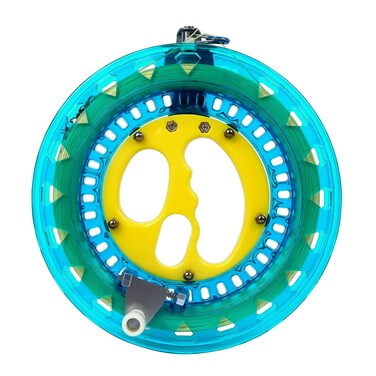 SGftre Kite String Reel Winder 7 inches Dia with 600 feet Line for Kids &amp; Adults，Professional Outdoor Kite Line WinderHigh Strength Kite String（7inches Green）