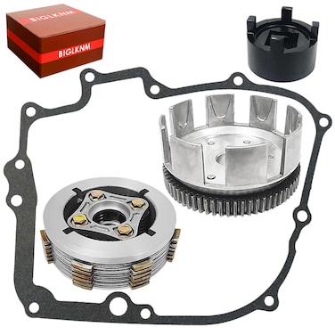 BIGLKNM Clutch Kit &amp; Clutch Basket &amp; Gasket &amp; Oil Filter and Clutch Hub Spanner Tool Fit for Honda Nighthawk 250 CB250 Rebel 250 CMX250X CMX250C