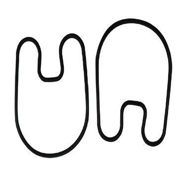 MARKGOO 41802 Rubber Seal for Mercruiser Stern Drive Model 3.0L 4.3L 4.5L 5.0L 5.7L 6.2L 8.2L MR R Alpha One Blackhawk and Bravo Exhaust Pipe Tube Seals 8M0068607 2 Pieces