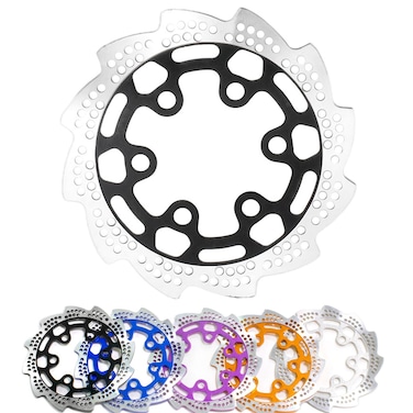 Rear Brake Rotor Aluminum 7075 for Losi 1/4 Promoto-MX, Rear Brake Disk, Upgraded Parts for LOSI 1/4 Promoto-MX Motorcycle RTR LOS06000T1, LOS06000T2, LOS06002 Replacement for: LOS362010 - Black