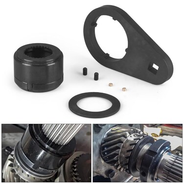 Dyno Racing 8-Pack 1/2" Drive Mainshaft 5th Gear Nut Wrench &amp; 5th Gear Lock Nut Retainer Kit for Dodge Cummins NV4500 Transmission 1994-2004