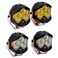 MEUS RACING RC Car LED Lights Kit 1/10 1/8 Scale RC Accessories for Axial SCX10 90046 Wraith Traxxas TRX4 TRX6 Redcat Gen8 1/10 1/8 RC Crawler Upgrades Parts. (4pcs Hive Lights)