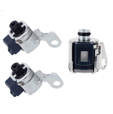 HERCOO A340 AW4 Transmission TCC Lock Up Solenoid + Shift Solenoids Kit Fits for 1986 UP Jeep Cherokee/Comanche/Wagoneer,Toyota 4Runner/Cressida/Pickup/Previa/Supra/T100/Tacoma, 1992-1997 Lexus SC300