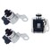 HERCOO A340 AW4 Transmission TCC Lock Up Solenoid + Shift Solenoids Kit Fits for 1986 UP Jeep Cherokee/Comanche/Wagoneer,Toyota 4Runner/Cressida/Pickup/Previa/Supra/T100/Tacoma, 1992-1997 Lexus SC300