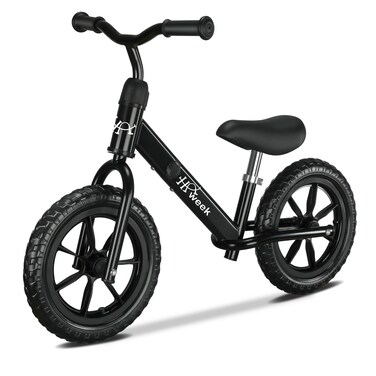 HAWEEK Toddler Balance Bike for 3-5 Year Old,12&rdquo; No Pedal Balance Bike for Kids 2-4 Year Old Boys Girls,Toddler Training Bike Ride On Bicycle Toys Birthday Gift for 1-3 (Black)