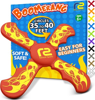 Boomerang for Kids - Toys For Ages 8-13 Boys &amp; Girls - Fun &amp; Easy To Use - Easter Basket Stuffers for Kids 6 7 8 9 10 Year Old Boy Gifts - Best Easter Gifts For 8 Year Old Boys Gift Ideas for All Ages