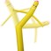 10FT Sky Air Puppet Dancer Inflatable Dancer Waving Tube Man Air Puppet Dancer for Store Sign Advertising 3M (Blower Not Included) (Yellow)