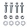 GSKMOTOR 4 Pair 10mm Ball Studs with Hardware Lock Nuts Washers 5/16-18 Thread x 1" Long Shank for Gas Lift Support Strut End Fittings