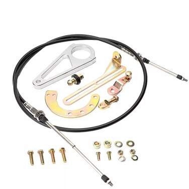 ACA-1804 2" Aftermarket Cable Column Shift Linkage Kit Fit for GM TH350 TH400 700R4 TH200 4L60E 4L80E Transmissions