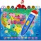Qiaojoy V2 Interactive Kids Map Bilingual United States Map for Kids Learning, Educational Talking USA Map Poster Geography Games Personalized Kids Toys for Boys &amp; Girls Ages 3-12