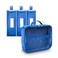 4 Pack Toy Organization Bag, Toy Storage Carry Case for Travel, Car Toy Organization Bag, Toy Storage Organizer for Building Bricks, Tiles, Toys, Games, Crafts (blue, Medium)