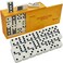 Dominos Game Double 9 - Dominos Set for Adults and Kids Ages 8 and up - Double Nine Dominoes Set, Classic Board Games - Domino Set for Family Game Nights - Double Nine Dominos Set 55 Tiles with Case