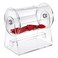 Kathfly Acrylic Raffle Ticket Drum Clear Raffle Drum Spinner Raffle Drum Transparent Raffle Ticket Box for Lottery Games Bingo (12 x 12 x 7 Inch)