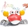 Deejoy Red Crawling Crab Toys with Light Up, Interactive Musical Toy with Automatically Avoid Obstacles, USB Rechargeable, Fun Moving Toy for Babies, Toddlers and Kids&hellip;
