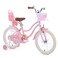 JMMD Girls Bike Ages 4-12 Years Old, Kids Bike for Toddlers with Basket &amp; Training Wheels, 12 14 16 18 20 24 Inch Kids Bicycle with Handbrake &amp; Kickstand, Pink