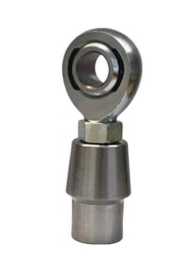 Generic 1/2"" X 1/2"" Heim Joint Rod End, Jam Nut &amp; .75 OD Bung (Right Hand