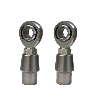 Generic 1/2"" x 1/2"" -20 Heim Joints Rod End Kit with Jam Nuts, Heim Joints .075 OD Bungs Rod End Heim Joint LH and RH(1Set)