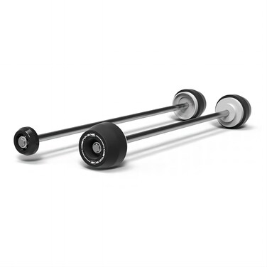Simnliras Motorcycle Front/Rear Wheel Fork Axle Slider Wheel Protector Drop Ball Shock Absorber Falling Protection Pad Rear Wheel Fork Protector