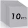 Pokiiulk Classic Baseplates Building Plates-Pack of 10 Large 10" x 10" Building Bricks Compatible with All Major Brands,Perfect STEM Gift for Builders Age 3+,Grey