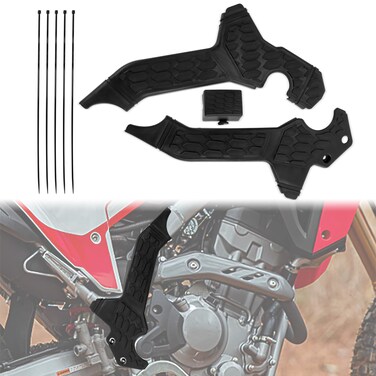 Motorcycle Frame Guard Cover, PSLER Motorcycle Frame Protector Anti-Scratch Protection Plate Compatible with CRF300L