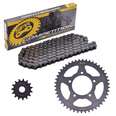 YIPEDISC Chain and Sprocket Kit 520 Front 15T Rear 46T Chain 520-112Link Fit for Gladius SFV650 2009-2015 SFV650 AZ 2013 SV650 2016-2019 SV650 A ABS 2016-2020 SV650 XA 2018-2020