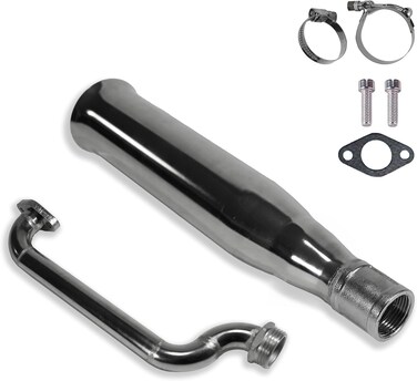 JMCHstore Central Pipe for Monster Mega Moto MMB80 MMB105, Coleman RB100 105cc, Motovox MBX10, For Orxyearth Dirt Kids Mini Bike Lifan 79cc/105cc Engine