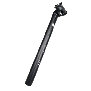 Bike Seat Post-27.2 x 350 mm (Black) Aluminum Alloy Bicycle Seat Post with Adjustable Clamp