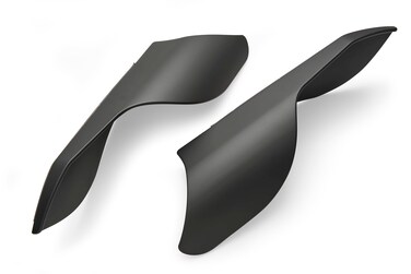 Deflex Heat Shields Compatible with Indian Motorcycles BLACK