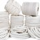 GOLBERG Twisted 100% Natural Cotton Rope - White Cotton Rope - (1/2 Inch x 50 Feet)