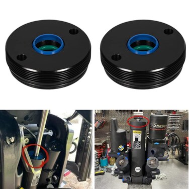 Marine Parts Power Tilt Cylinder End Caps/Glands Seals Kit Fit For Mercury V6 Units Gen 2 &amp; 3 1991-2017 135 150 175 200 225 250 300 HP Verado Optimax EFI Carb replace 878239 FSM042
