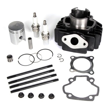 SUNQIAO PW50 Cylinder Kit, Cylinder Piston Kit Spark Plugs for yamaha QT50 1979-1987, PW50 1981-2021 PY50 PeeWee 50cc Kid Bikes 40mm