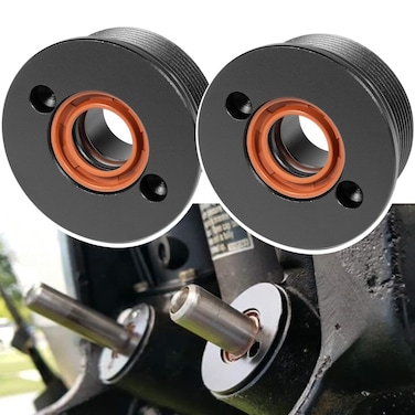 2 PCS Tilt Trim End Cap/Gland with Seal Assy Kit Fit for Mercury Mariner Generation 1, 2 &amp; 3 3 Ram Style Trim Units Replaces 1100-8M0021648, 99638A1, 8M0021648, 878243A1