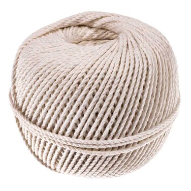 Golberg 3mm Premium Cotton Mason Twine &ndash; Extra Strong Fibers &ndash; Use for Camping, Macram&eacute;, Gardening, Cooking, and More &ndash; Made in The USA &ndash; (120 Feet)